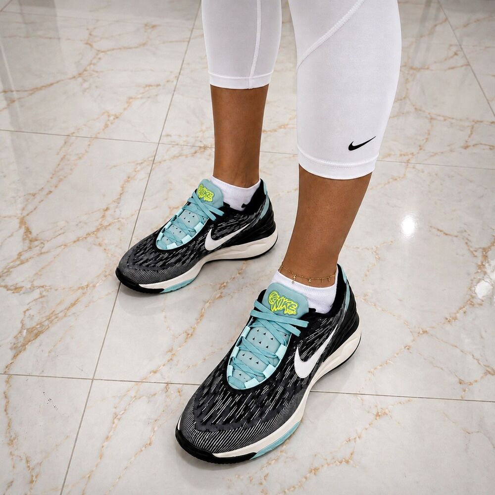 Nike GT Size US 9.5 Women's Cut-2 Swoosh Sly Black Mint Atletic Shoes